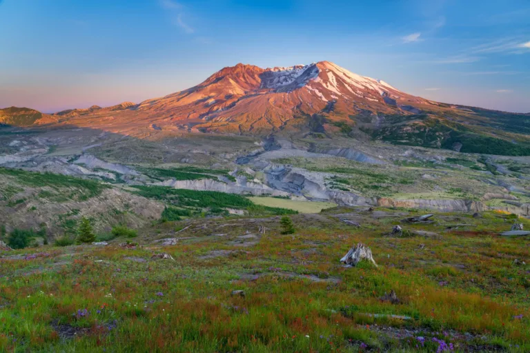 Mount St. Helens at Sunrise