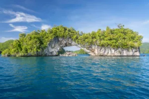 Natural Arch in the Rock Islands, Palau