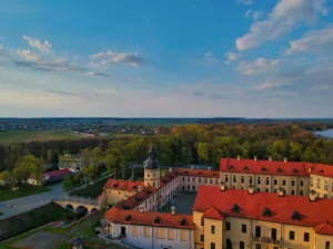 Nesvizh Castle in Autumn