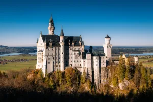 Neuschwanstein Castle in Autumn