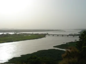 El río Níger en Niamey