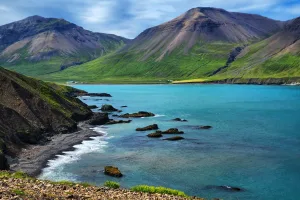 Njarðvík Bay in the East Fjords, Iceland