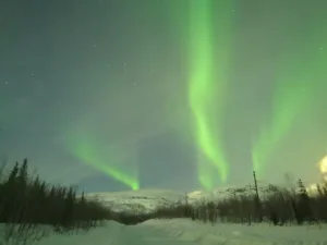 Northern Lights near Kirovsk, Khibiny Mountains