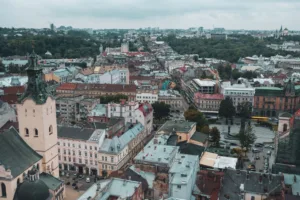 Old Town Rooftops, Lviv