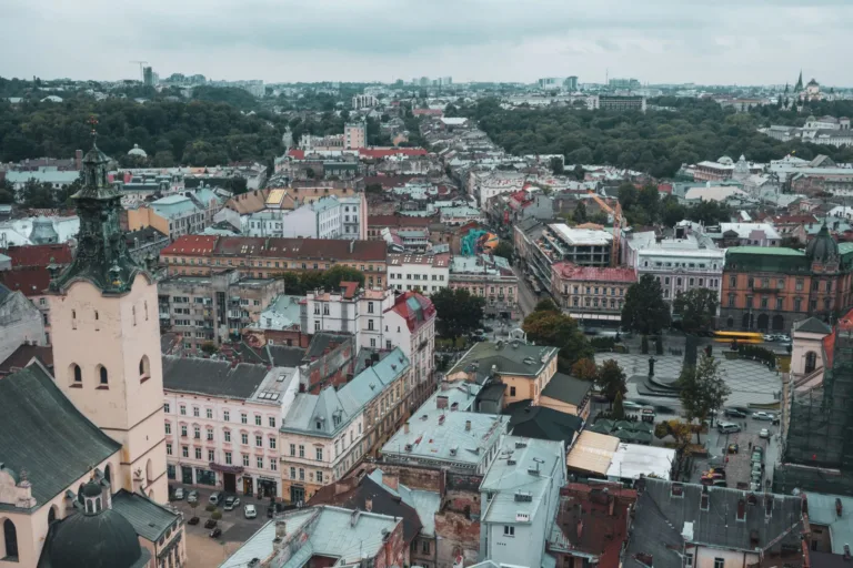 Old Town Rooftops, Lviv