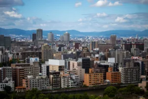 Osaka Cityscape from Above