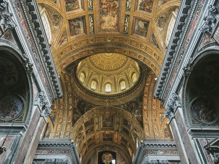 Painted Ceiling of Naples Cathedral
