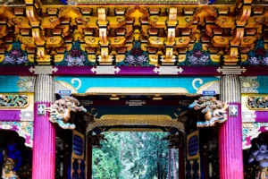 Painted Gate at Taiyu-in, Nikko