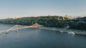 Pedestrian Bridge across the Dnipro, Kyiv