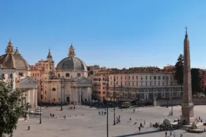 Piazza del Popolo from Above, Rome