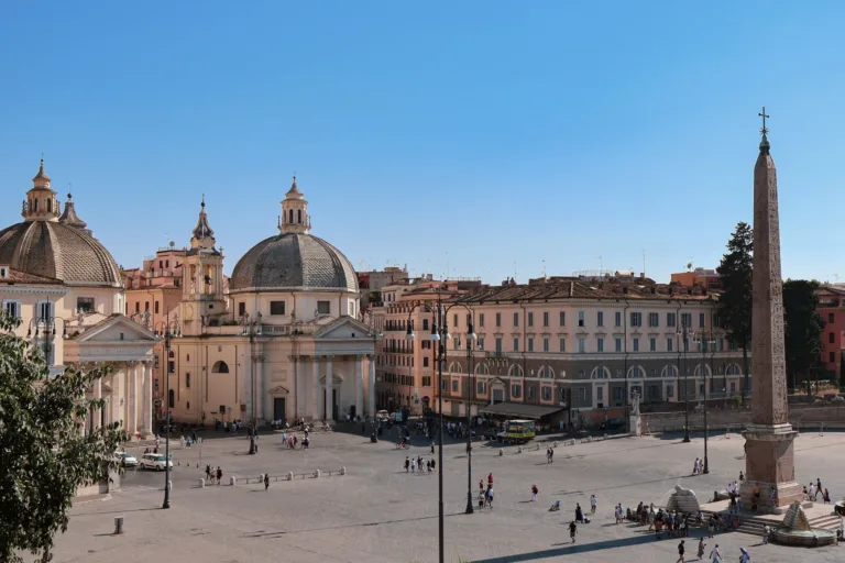 Piazza del Popolo from Above, Rome