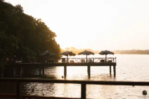 Pier at Sunset, Margibi