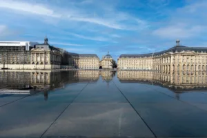 Place de la Bourse in the Water Mirror, Bordeaux