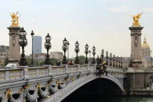 Pont Alexandre III and the Dome of the Invalides, Paris