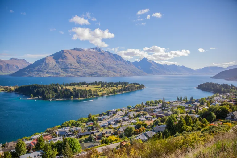 Queenstown above Lake Wakatipu