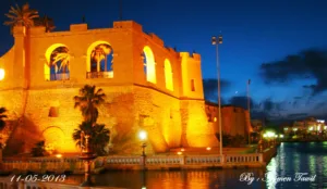 Red Castle of Tripoli at Sunset