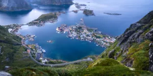Reine desde el Reinebringen, Lofoten