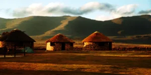 Round Basotho Houses