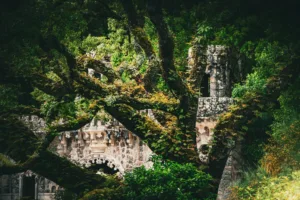 Ruins in the Gardens of Quinta da Regaleira, Sintra
