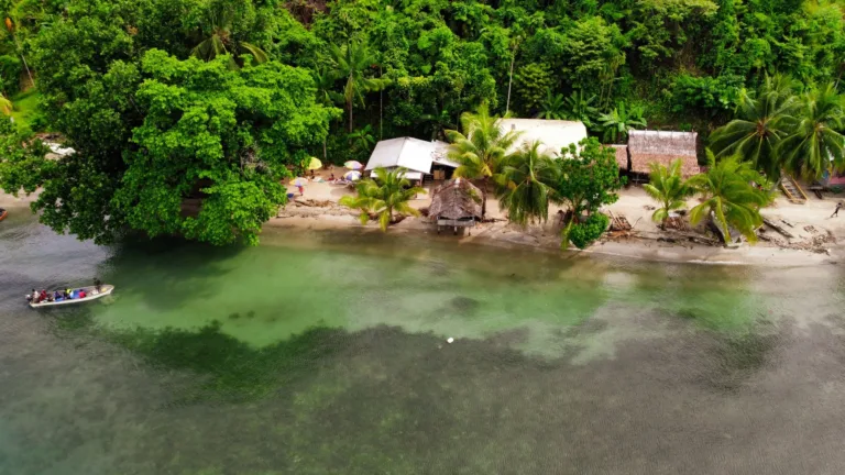 Salamaua Coast from Above