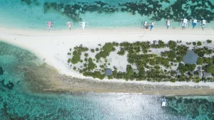 Sandy Island from Above, Philippines