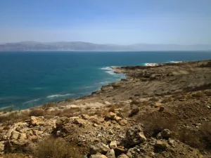 Shore of the Dead Sea near Ein Gedi