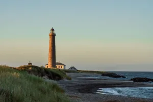 Skagen Lighthouse at Sunset