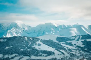 Ski Slopes above Megève