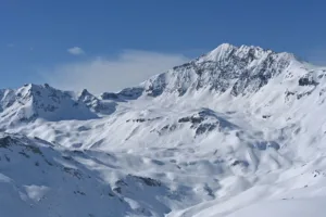 Snowy Peaks above Tignes