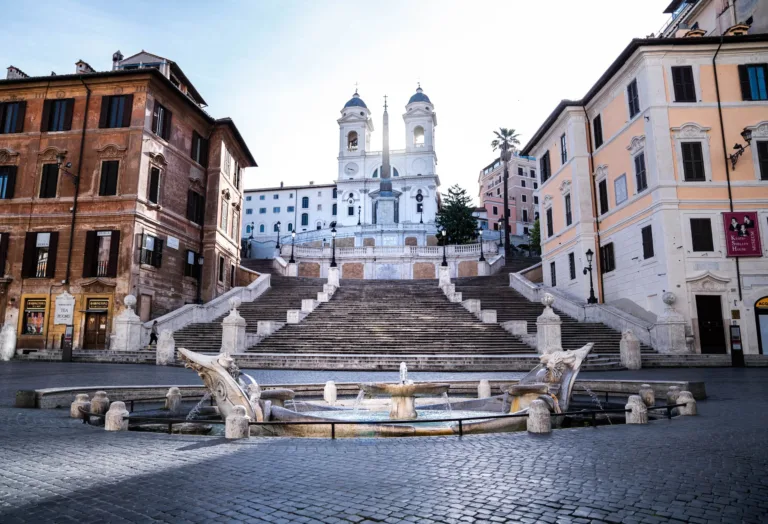 Spanish Steps and Barcaccia Fountain, Rome