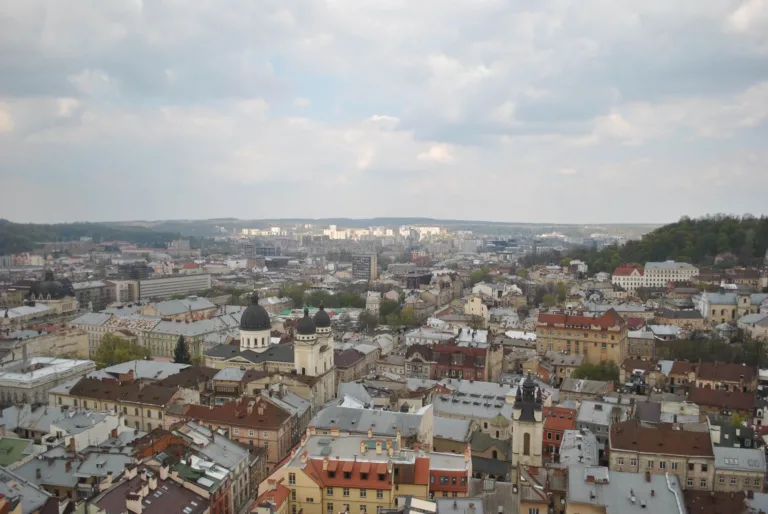 Spring Cityscape of Lviv