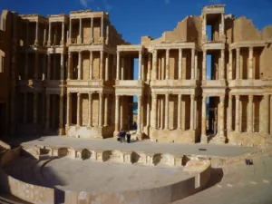 Stage Wall of the Theatre, Sabratha