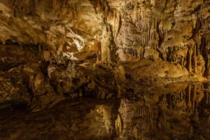 Stalactites of Prometheus Cave