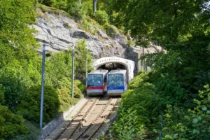 The Fløibanen Funicular, Bergen