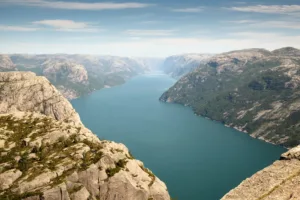The Lysefjord from Preikestolen