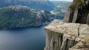 The Plateau of Preikestolen from Above
