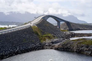 The Storseisundet Bridge on the Atlantic Ocean Road
