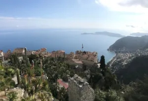 La vista desde Èze sobre la Riviera