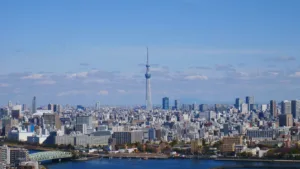 El horizonte de Tokio con la Tokyo Skytree