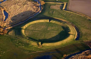 Trelleborg Viking Ring Fortress from the Air
