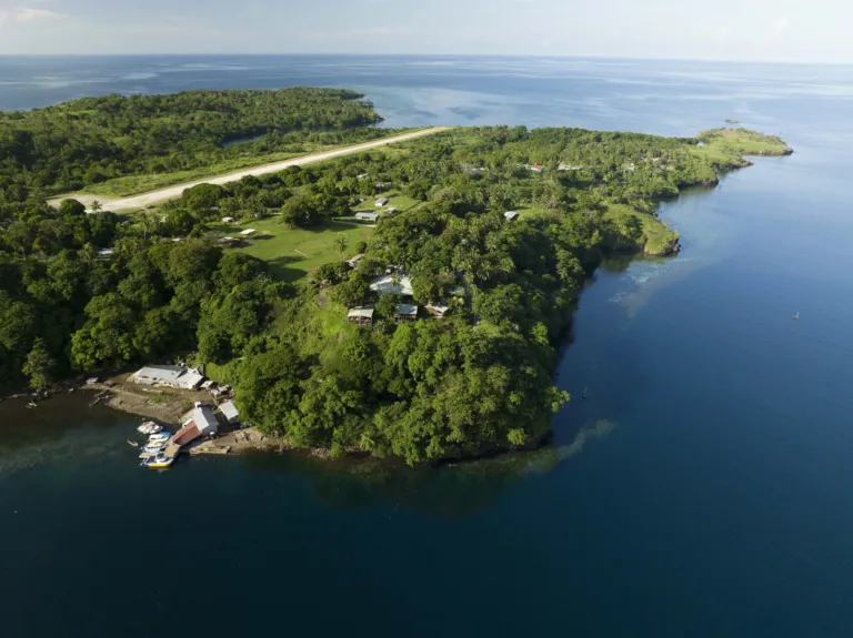 Tufi and its Fjord from Above