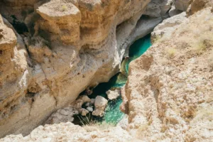 Turquoise Water in an Omani Canyon