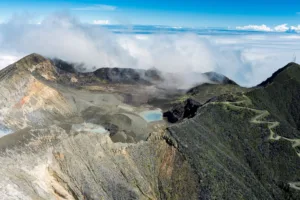 Turrialba Volcano above the Clouds