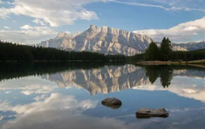 Two Jack Lake and Mount Rundle, Banff