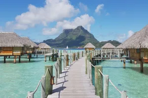 Walkway to Mount Otemanu, Bora Bora