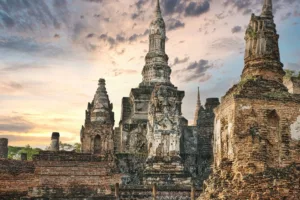 Wat Mahathat at Sunset, Sukhothai