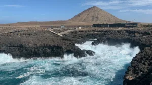 Waves on the Lava Coast of Sal