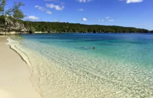 White Beach and Clear Lagoon, Vanuatu