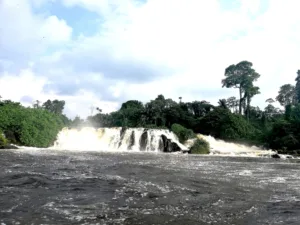 Wide View of the Lobé Falls, Kribi
