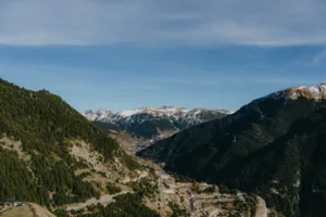Winding Road through the Andorran Pyrenees
